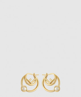 펜디 알파벳 F 이어링 8AK237