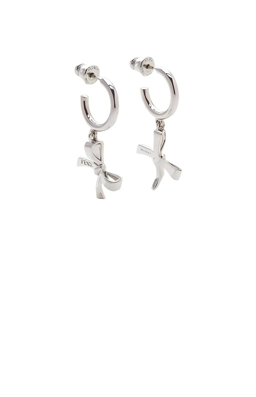 펜디 리본 모양 펜던트 이어링 8AK111