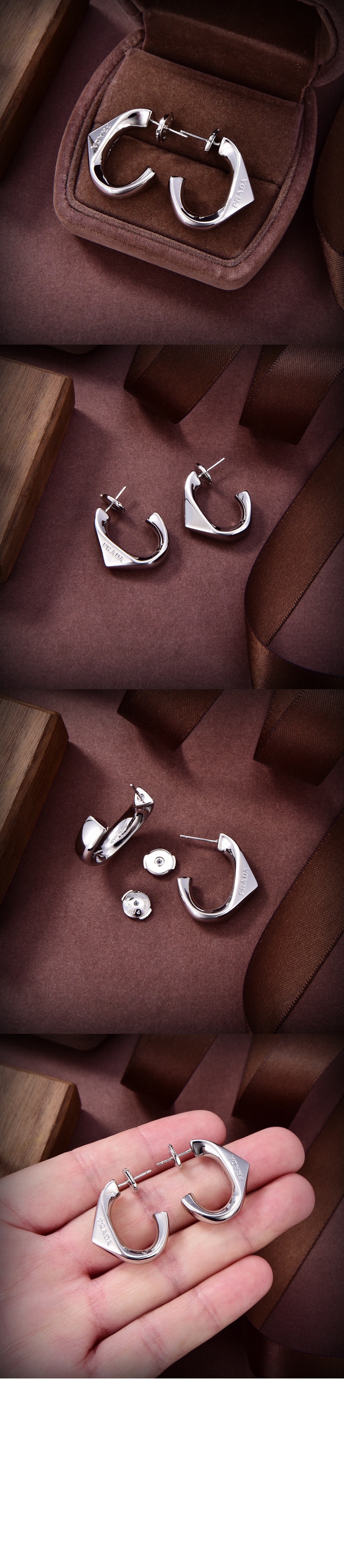 프라다 이터널 골드 귀걸이 1JO940