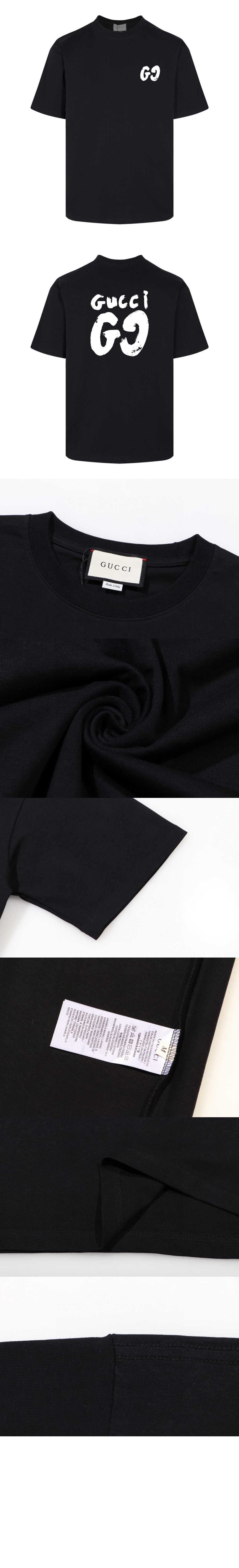 구찌 로고 프린트 반팔