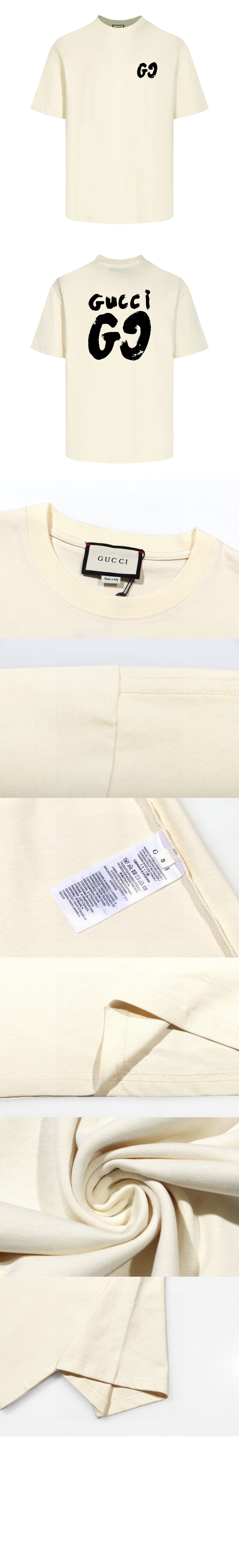 구찌 로고 프린트 반팔