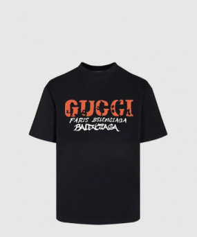 구찌 로고 프린트 반팔