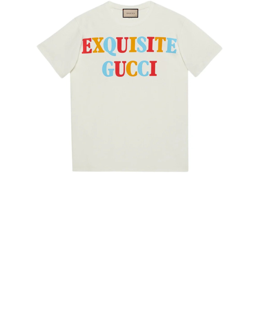 구찌 로고 프린트 반팔