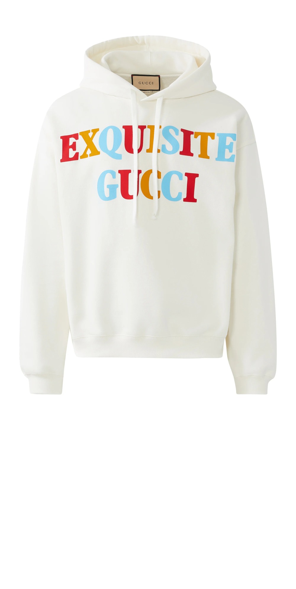 구찌 로고 후드 긴팔