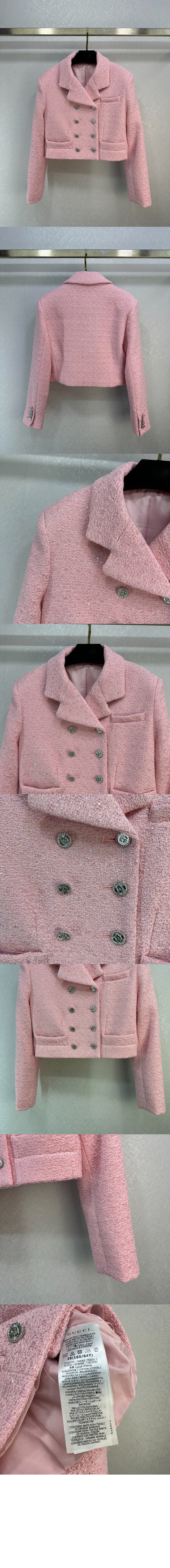 구찌 로고 프린트 재킷