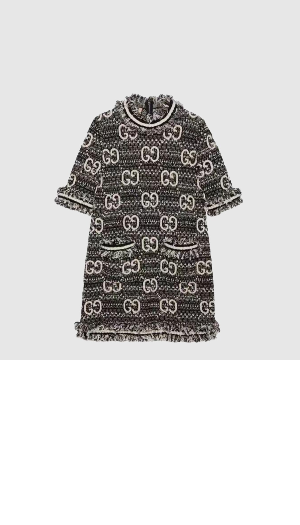 구찌 로고 프린트 원피스