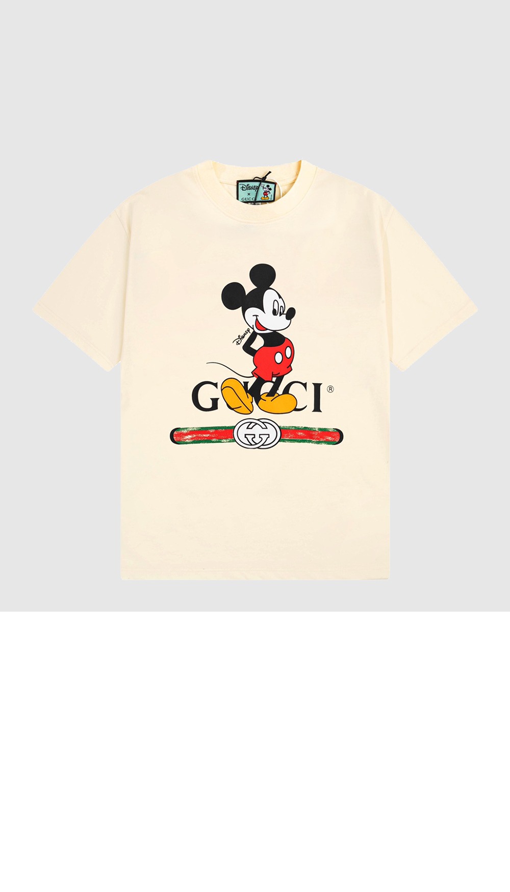 구찌 플라워 코튼 톱