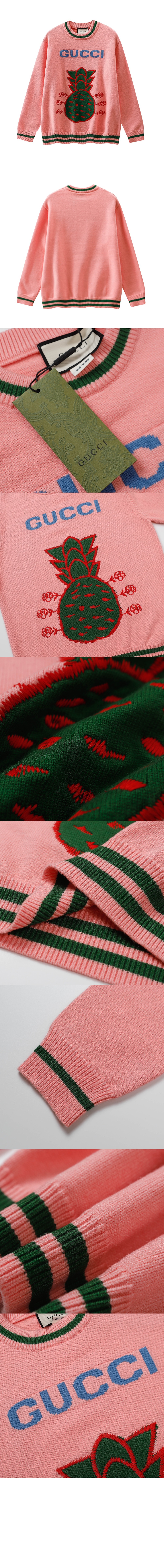 구찌 플라워 코튼 톱