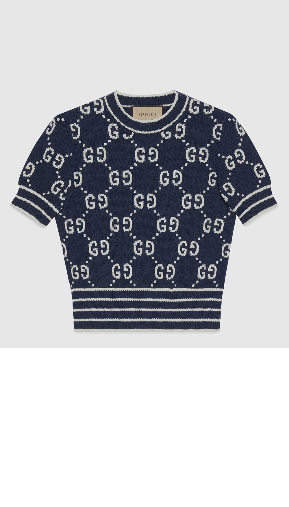 구찌 니트 크롭