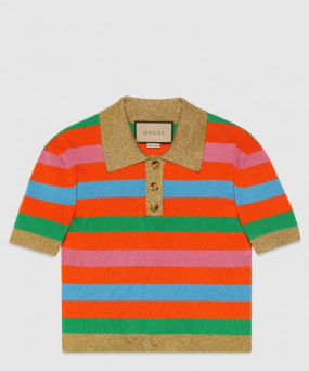 구찌 니트 크롭