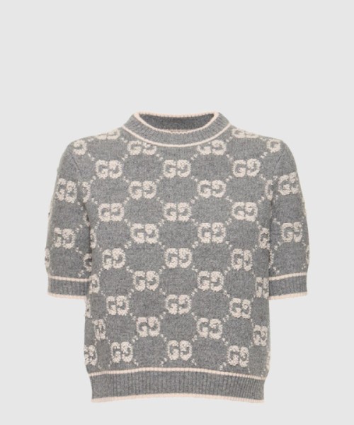 구찌 니트 크롭