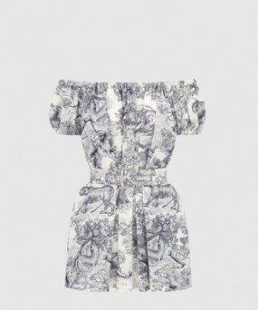 디올 로고 니트 원피스