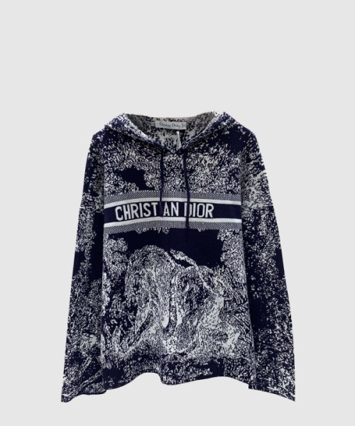 디올 플라워 코튼 톱