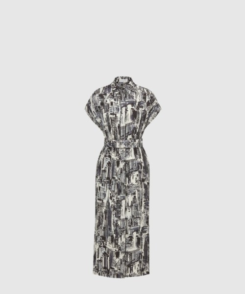 디올 플라워 프린트 원피스