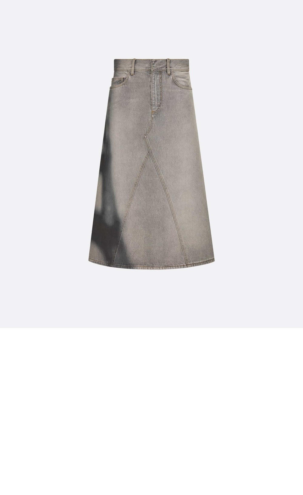 디올 롱 데님 스커트