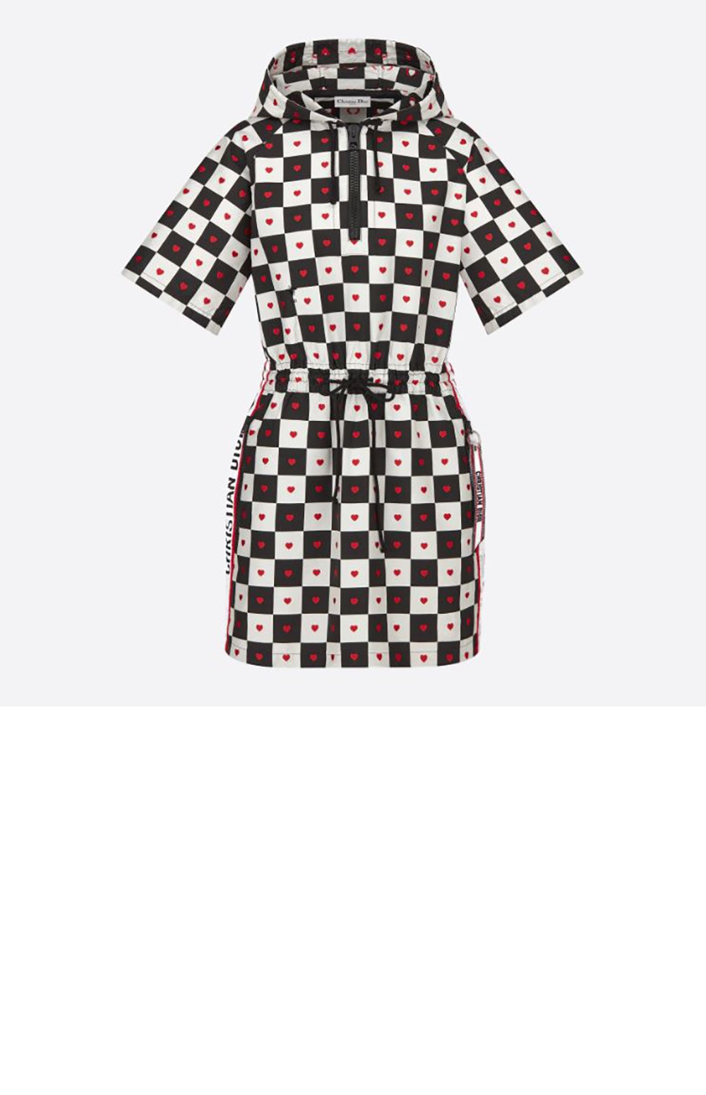 디올 로고 프린트 원피스