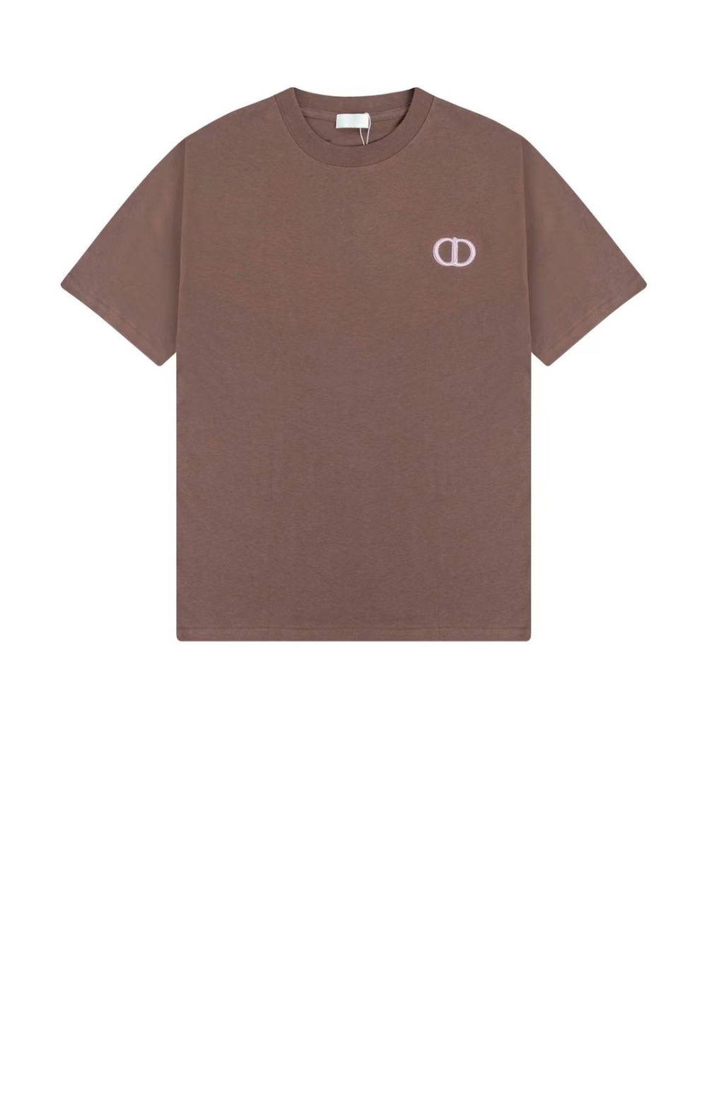 디올 로고 프린트 반팔