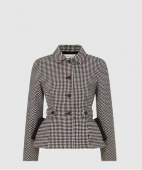 디올 체크 재킷
