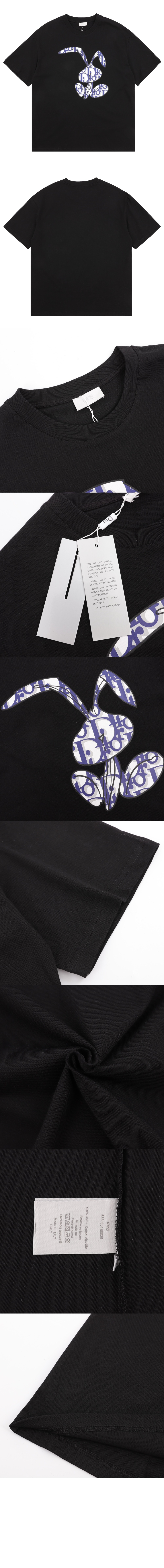 디올 플라워 코튼 톱