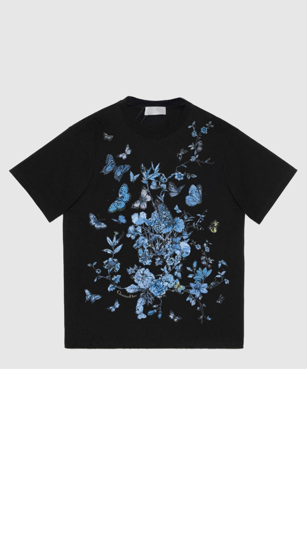 디올 플라워 코튼 톱