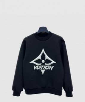 루이비통 로고 프린트 면 톱