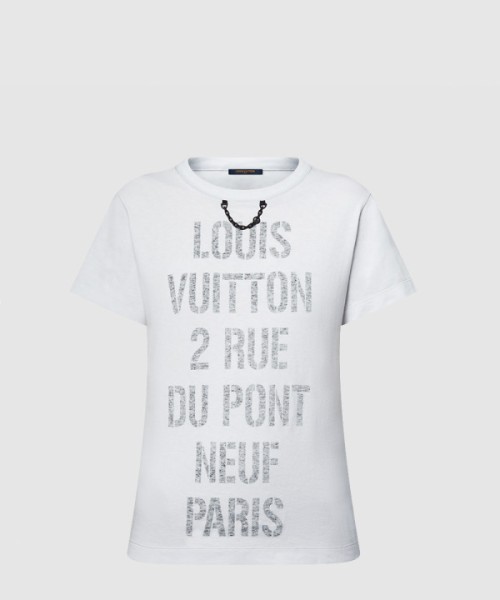 루이비통 스텐실 시그니처 티셔츠