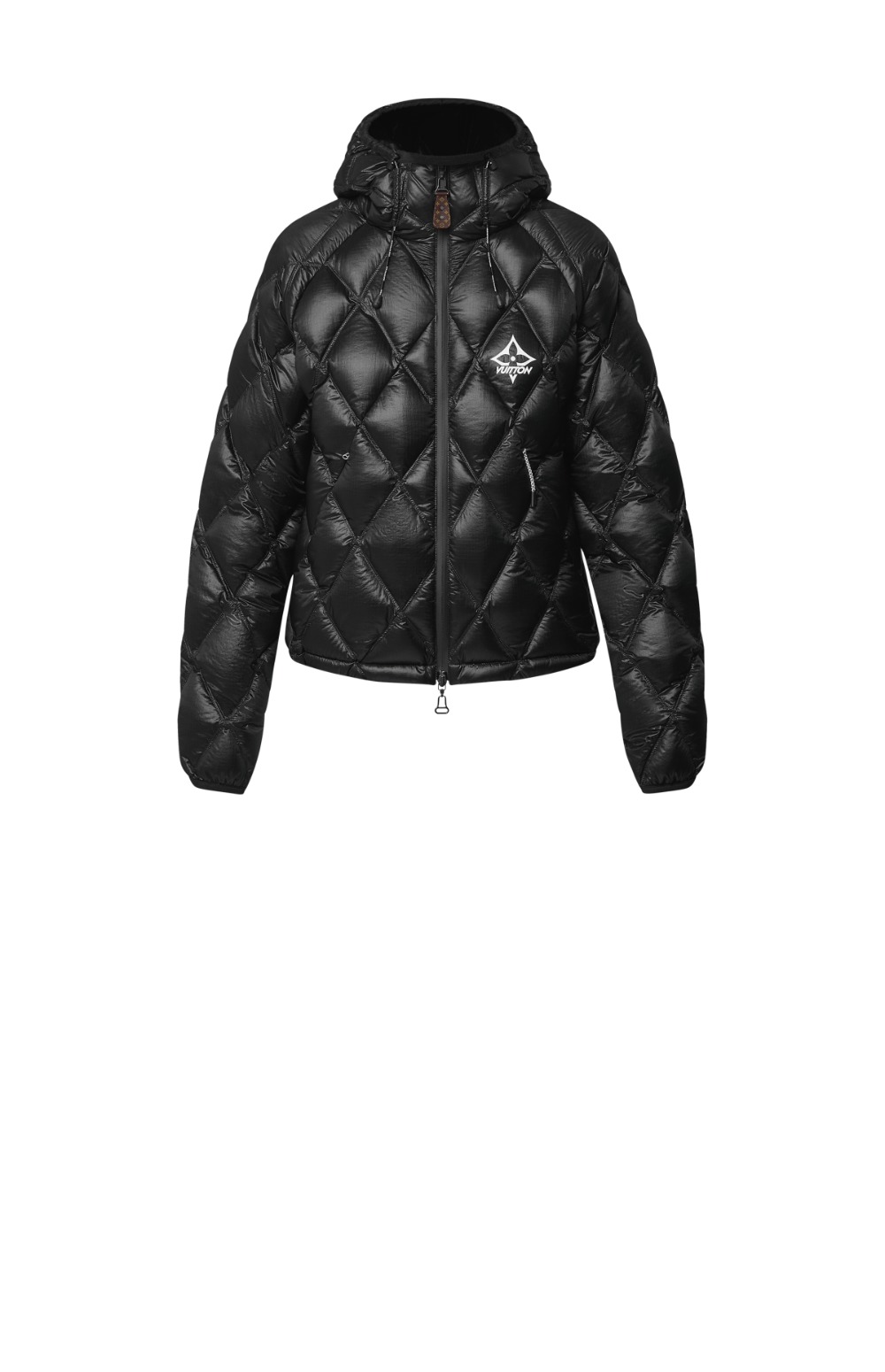 루이비통 다이아몬드 립스톱 푸퍼 재킷