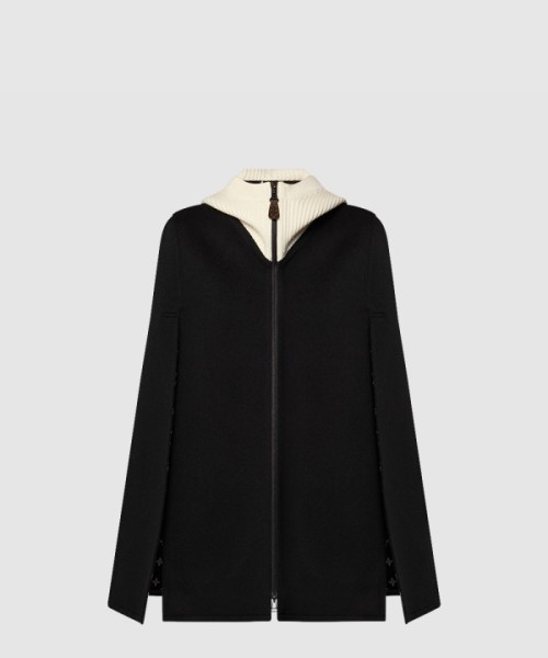 루이비통 리브드 후드 더블 페이스 케이프