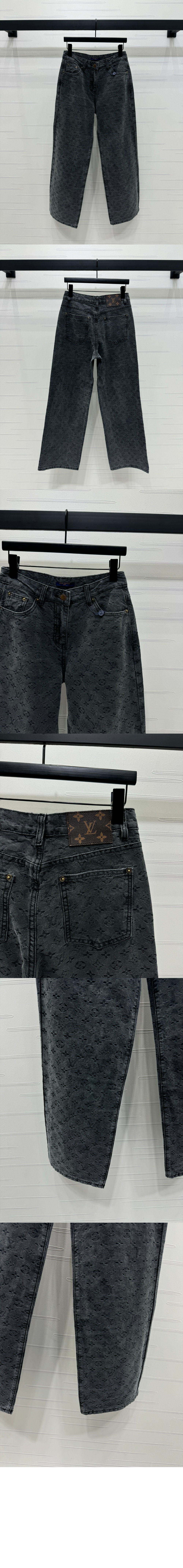 루이비통 빈티지 이펙트 모노그램 플레어드 진