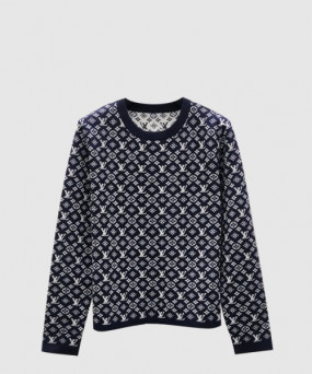 루이비통 프린트 니트 톱