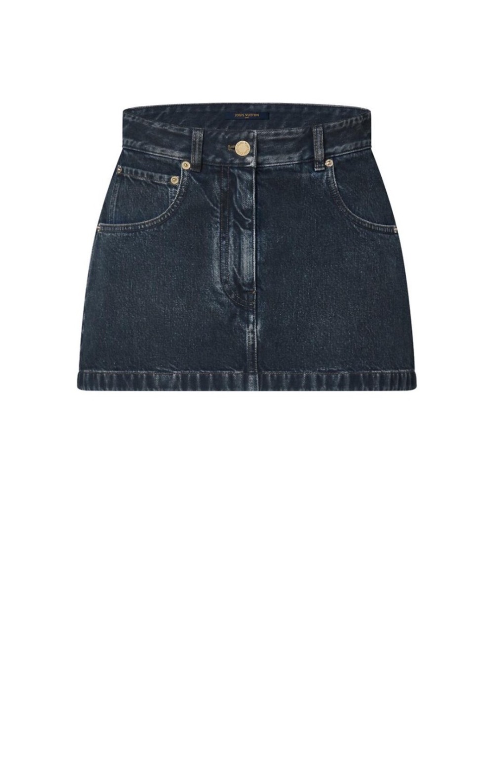루이비통 로고 하프 스커트