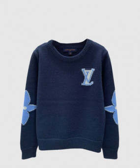 루이비통 로고 니트 상의