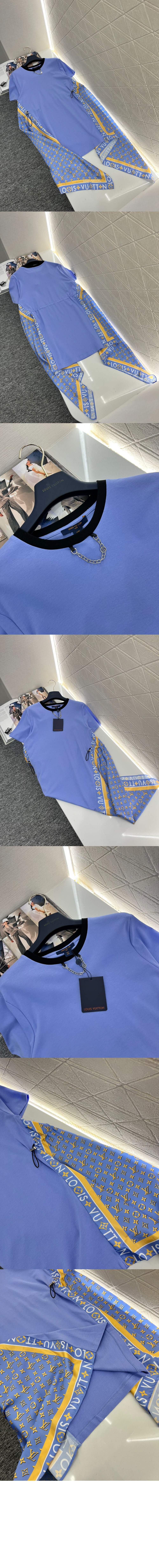 루이비통 플라워 프린트 원피스