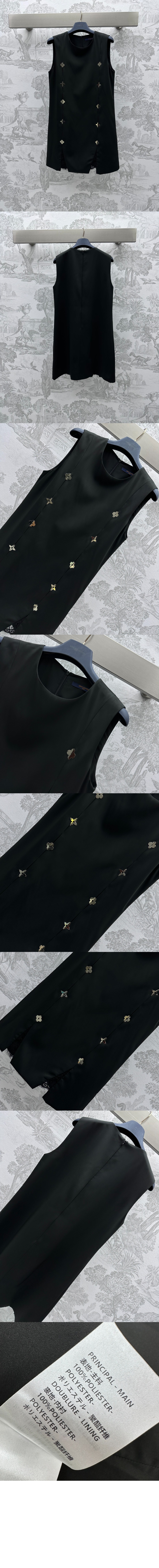 루이비통 플라워 프린트 원피스