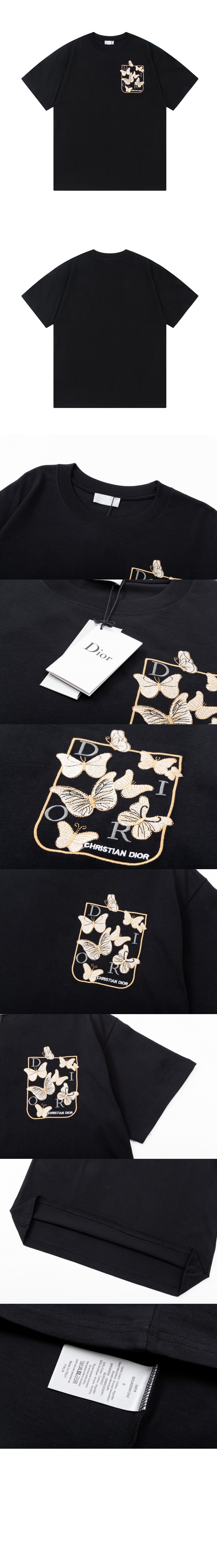 루이비통 로고 프린트 반팔