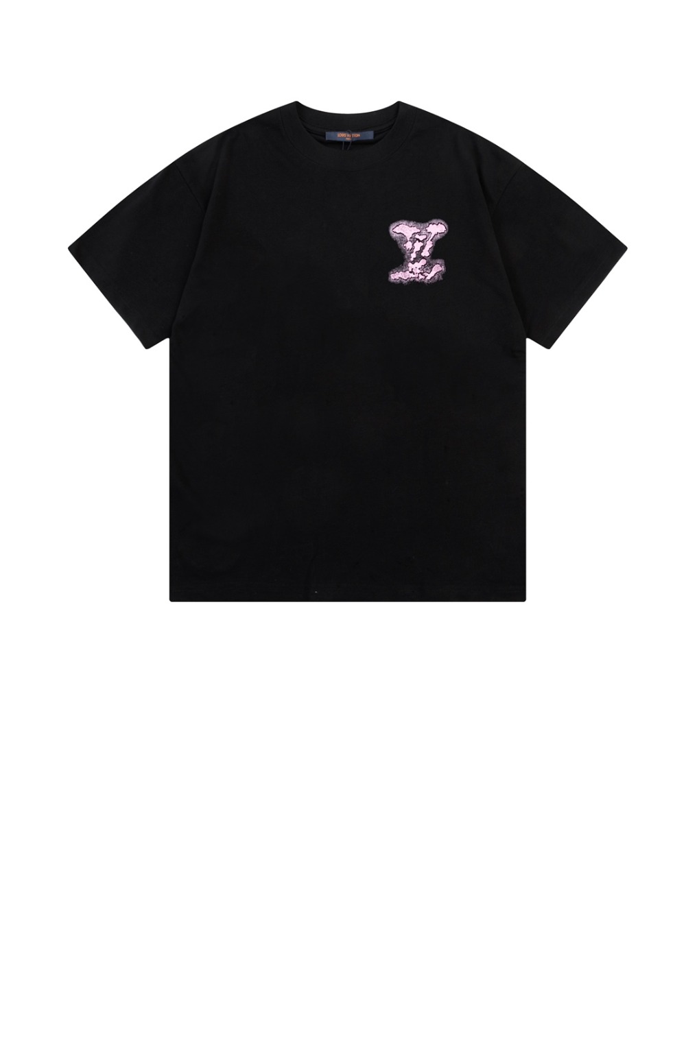 루이비통 로고 프린트 반팔