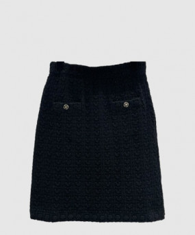 루이비통 로고 스커트