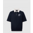 루이비통 엠브로이더드 쇼트 슬리브드 코튼 블렌드 폴로 셔츠