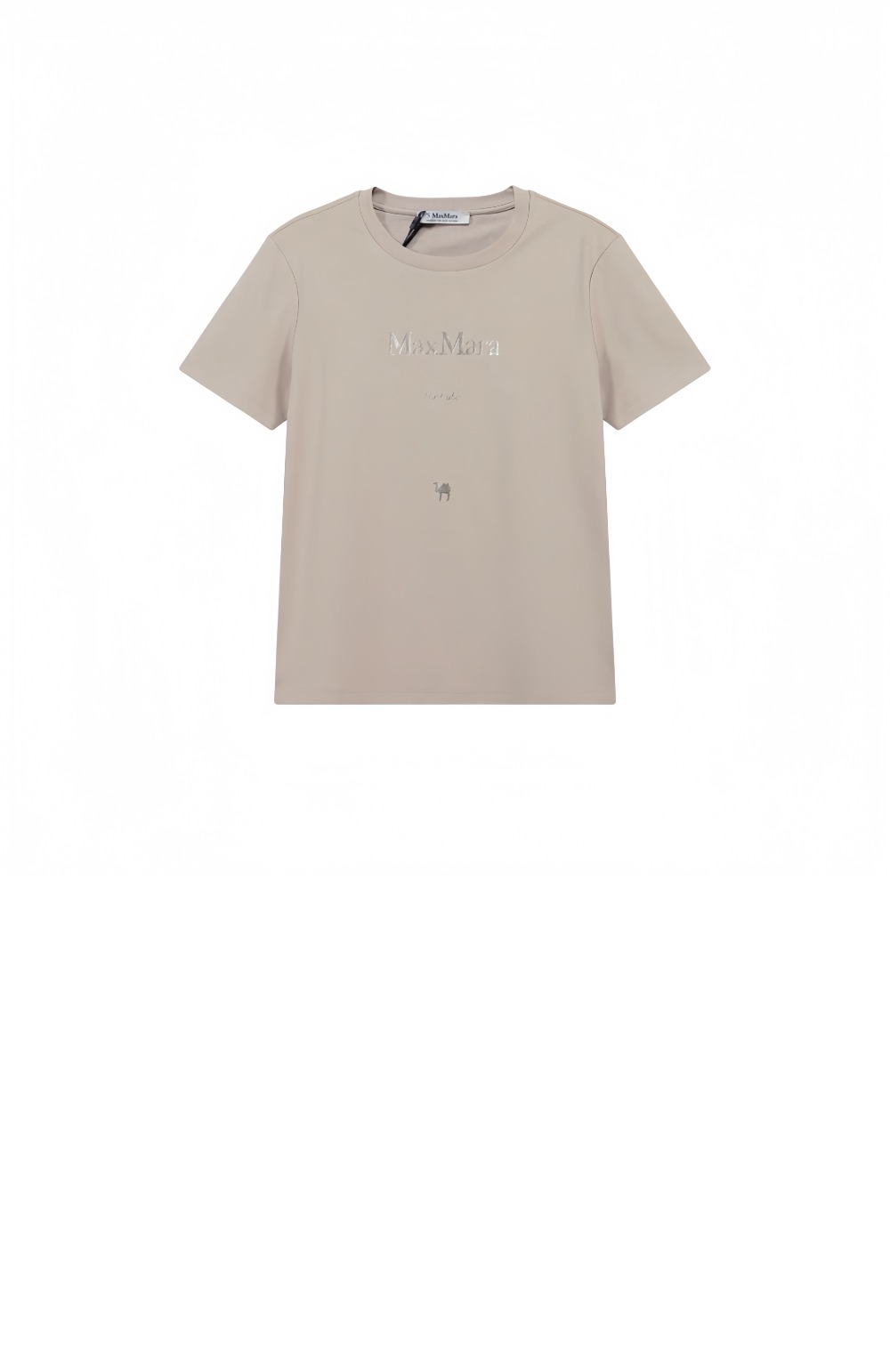 막스마라 로고 프린트 반팔