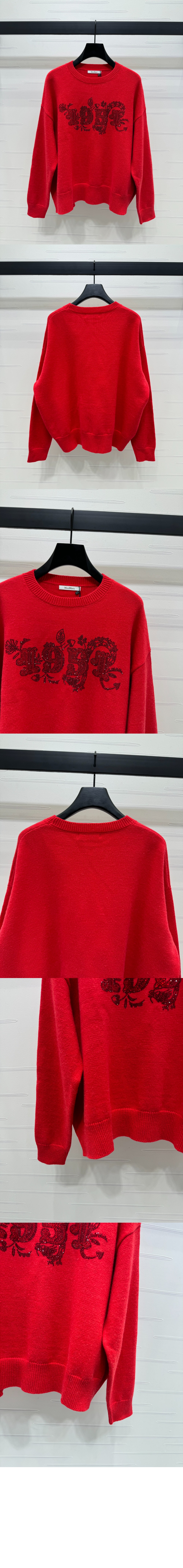 막스마라 크루넥 스웨터