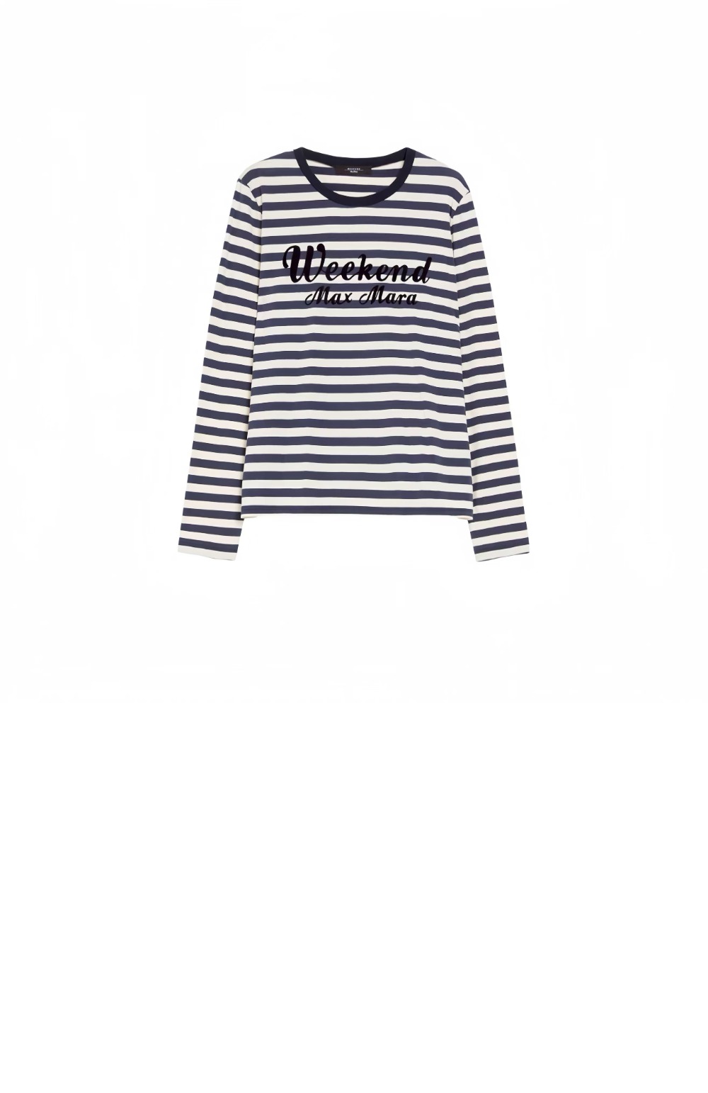 막스마라 로고 프린트 면 톱