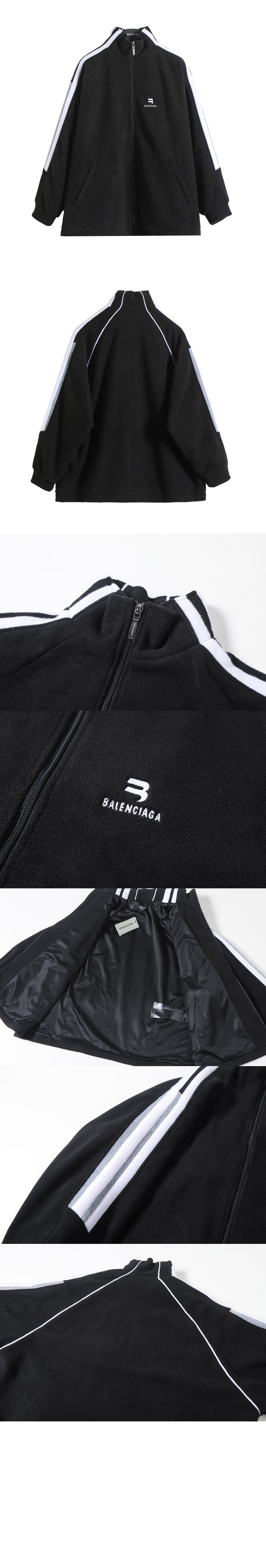 발렌시아가 로고 집업 자켓