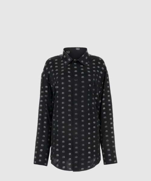 발렌시아가 미니멀 라지 핏 셔츠