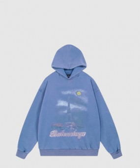 발렌시아가 파리 문 오버사이즈 후디