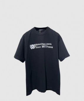 발렌시아가 인스티튜셔널 미디엄 핏 티셔츠