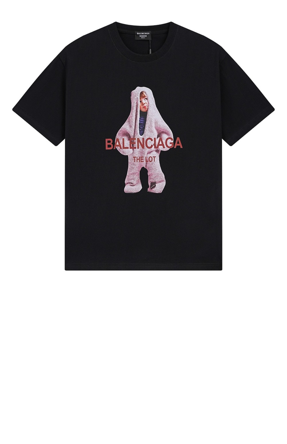 발렌시아가 로고 프린트 반팔