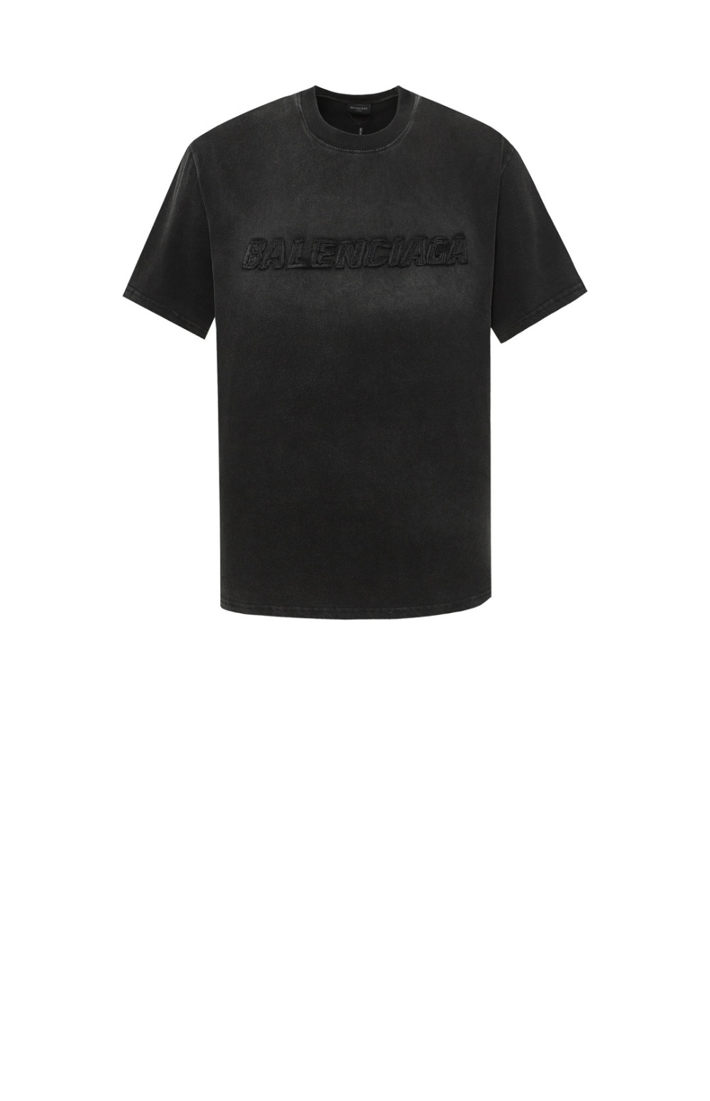 발렌시아가 로고 프린트 반팔