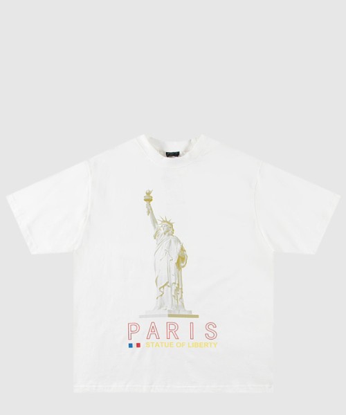 발렌시아가 플라워 코튼 톱