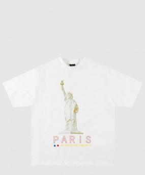 발렌시아가 플라워 코튼 톱