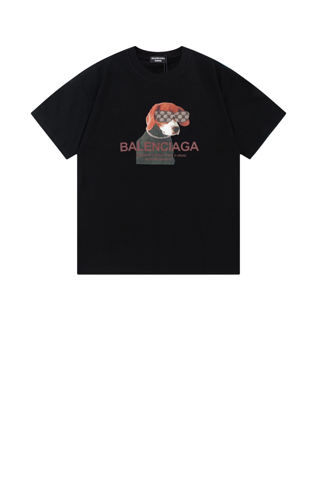 발렌시아가 로고 프린트 반팔